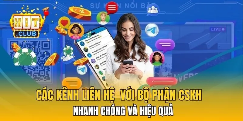 Các kênh liên hệ với bộ phận CSKH nhanh chóng và hiệu quả