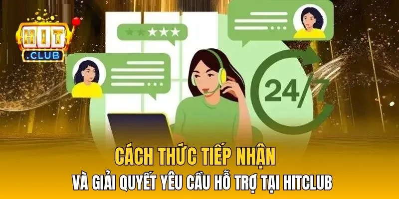 Cách thức tiếp nhận và giải quyết yêu cầu hỗ trợ tại HitClub