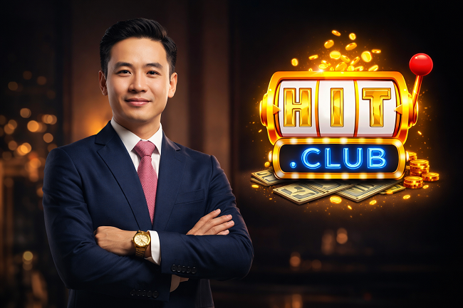 CEO Nguyễn Văn Dũng quảng bá hình ảnh của cổng game trực tuyến HITCLUB
