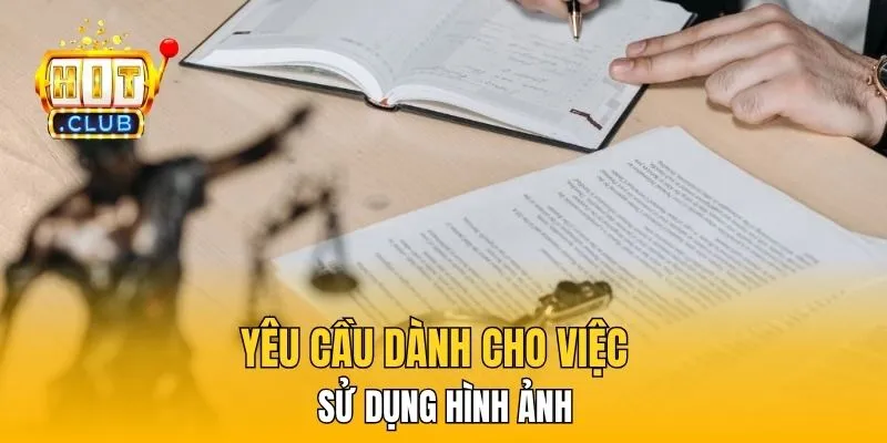 Yêu cầu dành cho việc sử dụng hình ảnh